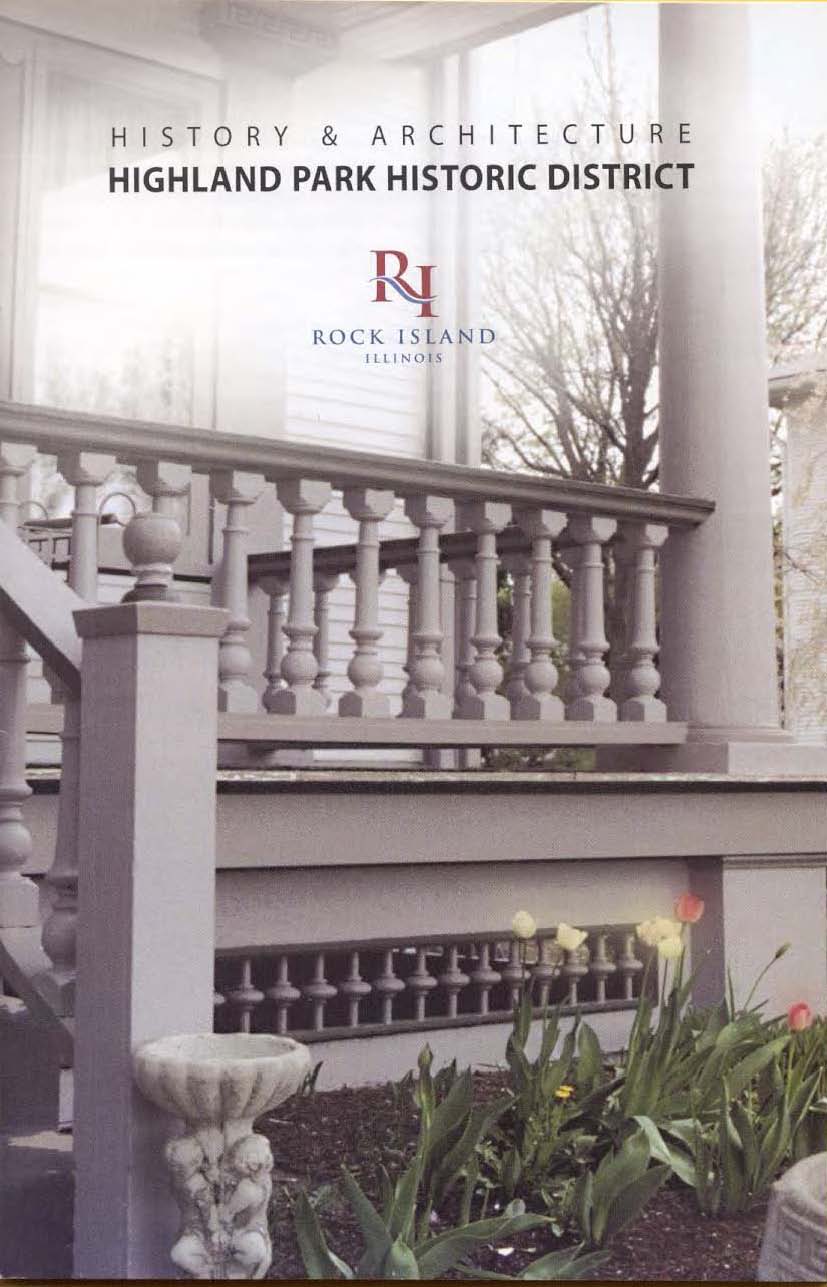 Highland Park Historic District History and Architecture Brochure Cover