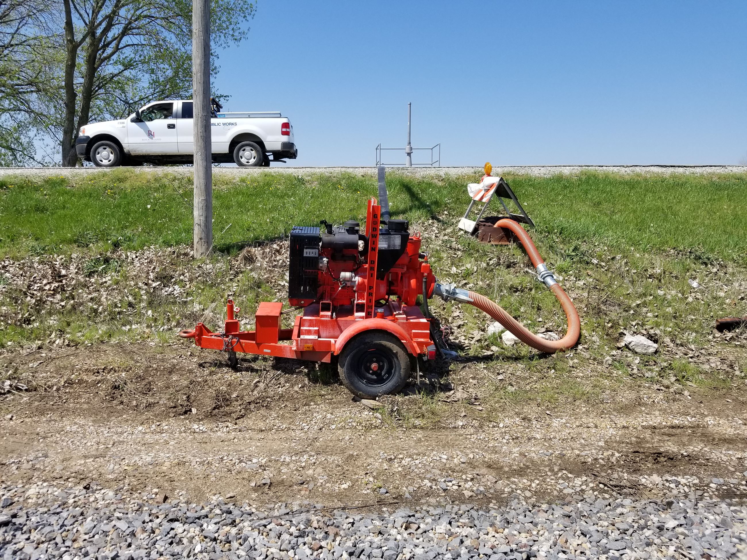 Bike Path Flood Pump 2
