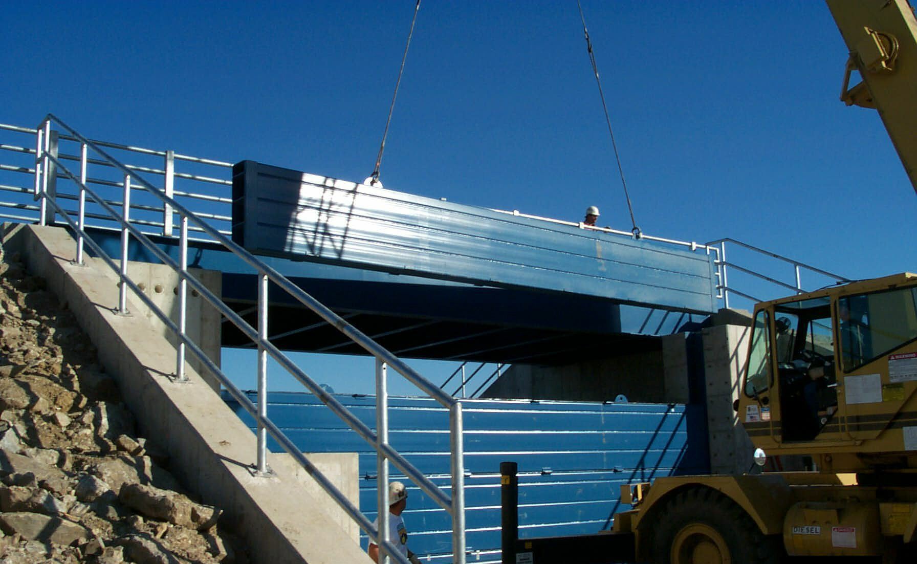 Flood Wall Installation 