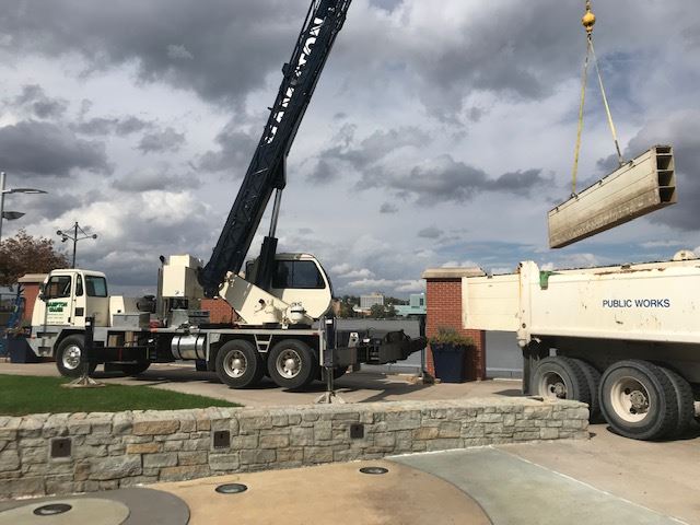 Flood Wall Installation