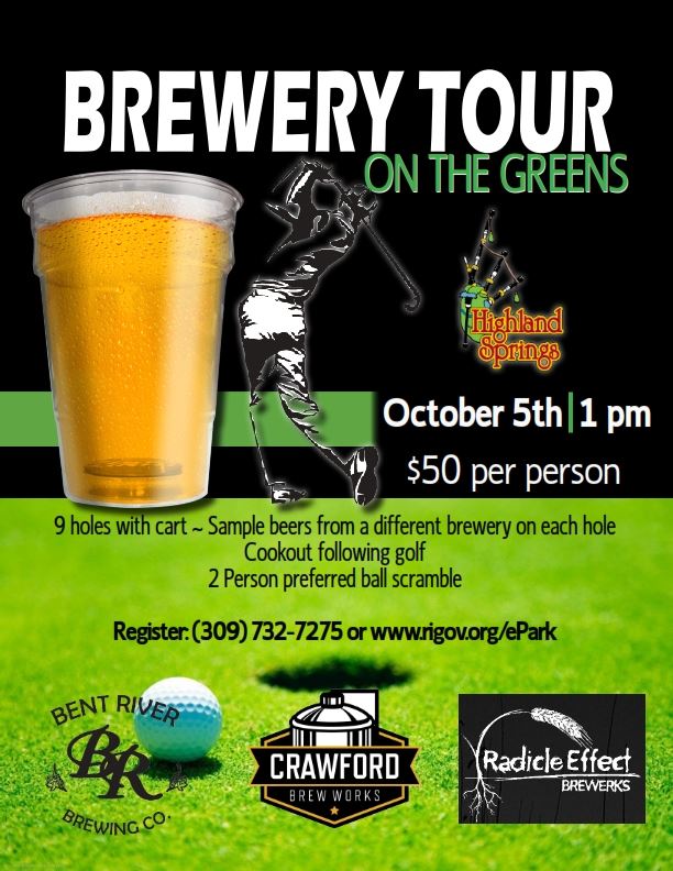 brewery tour on the greens