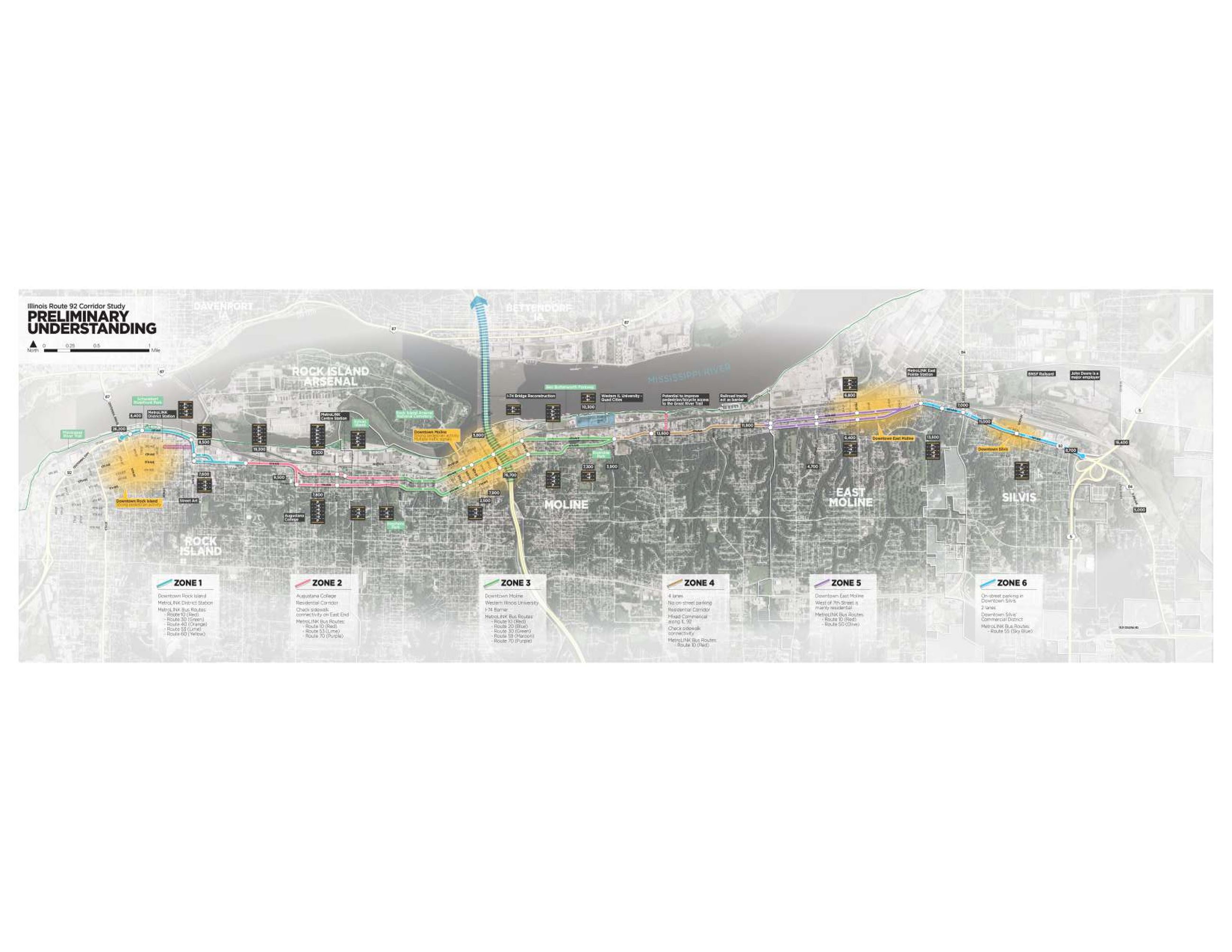 IL-92 Corridor Plan Map
