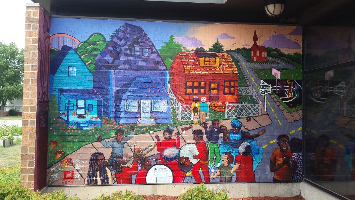 Outside Entrance to Martin Luther King Jr. Center