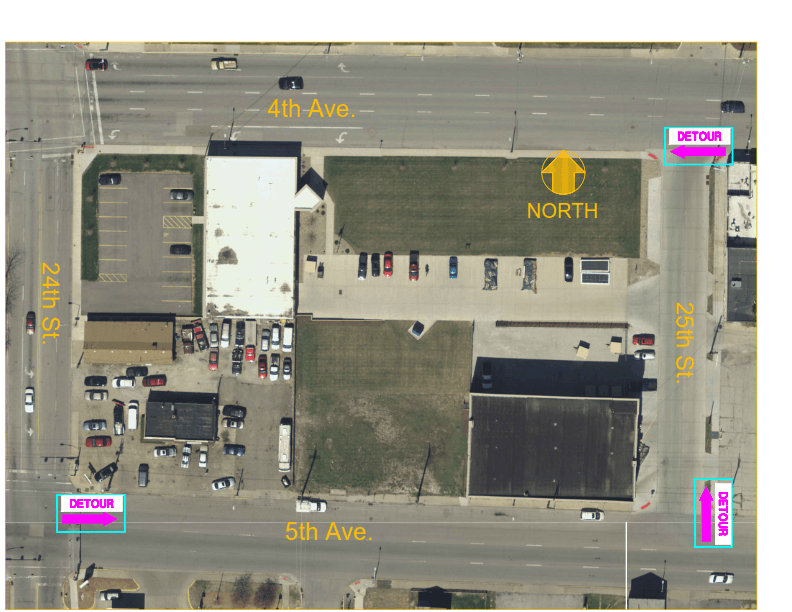 24 ST 4-5 AV Detour