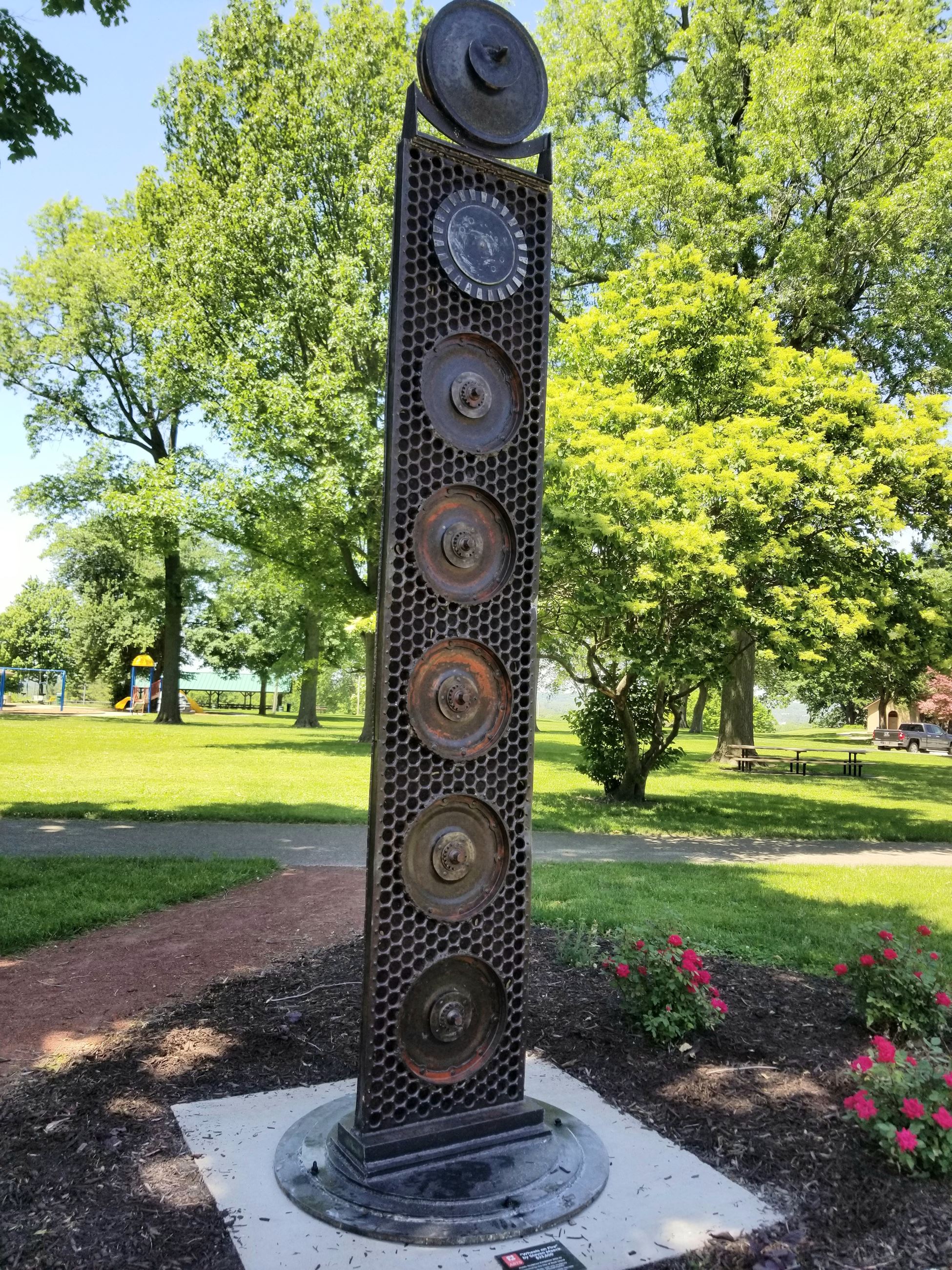Wheels of Fire by Steve Maeck at Longview Park