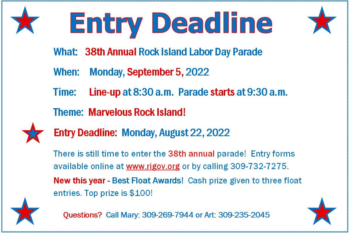 entry deadline