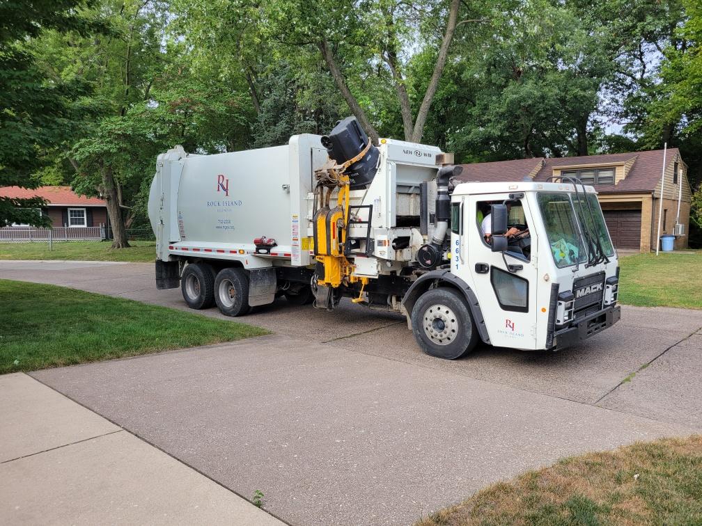 Refuse Truck Dumping Cart