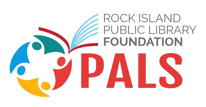 Rock Island Public Library Foundation PALS volunteer logo 