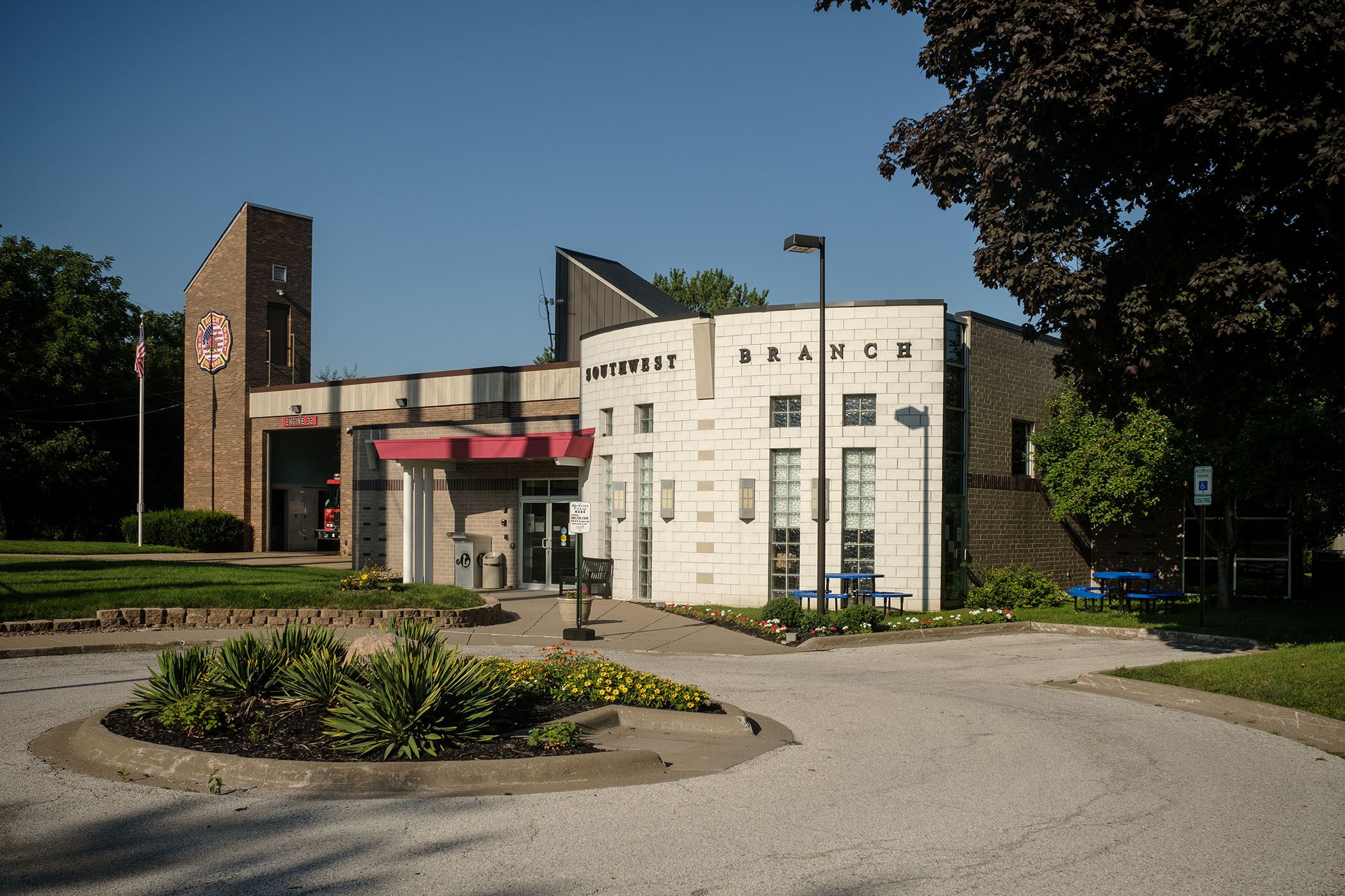Rock Island Fire Station #2 and the Rock Island Library Southwest Branch