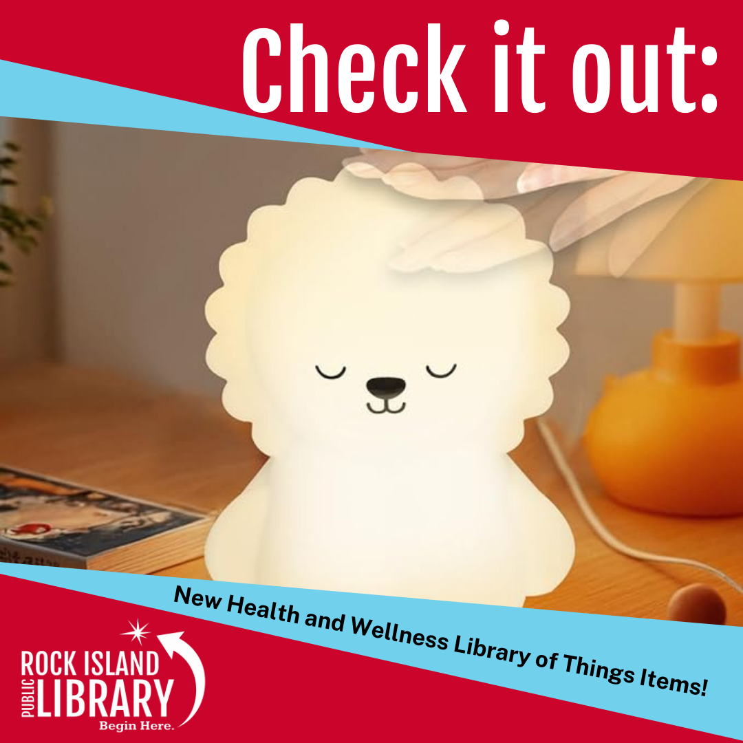 Check it Out New Library of Things health and wellness items, image of breathing trainer