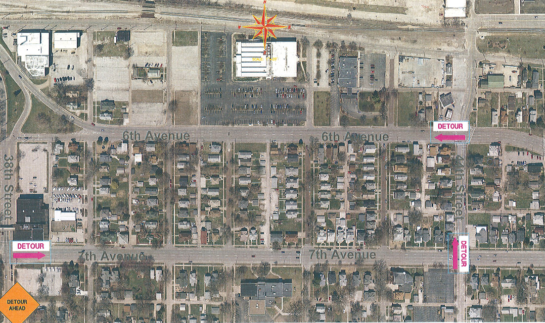 Detour and Road Closure