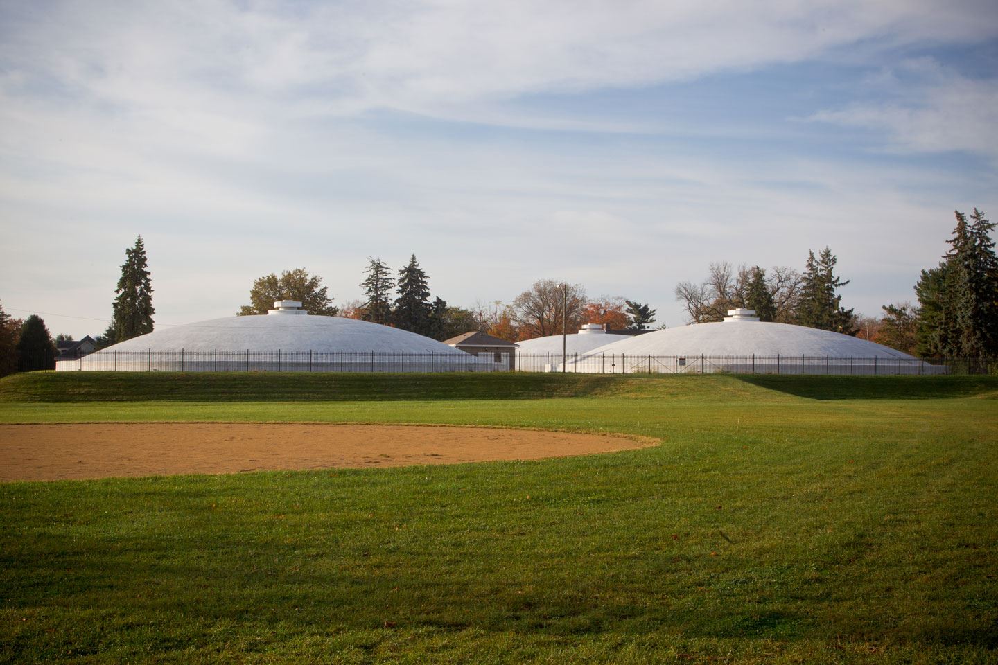 Baseball field at Reservoir Park